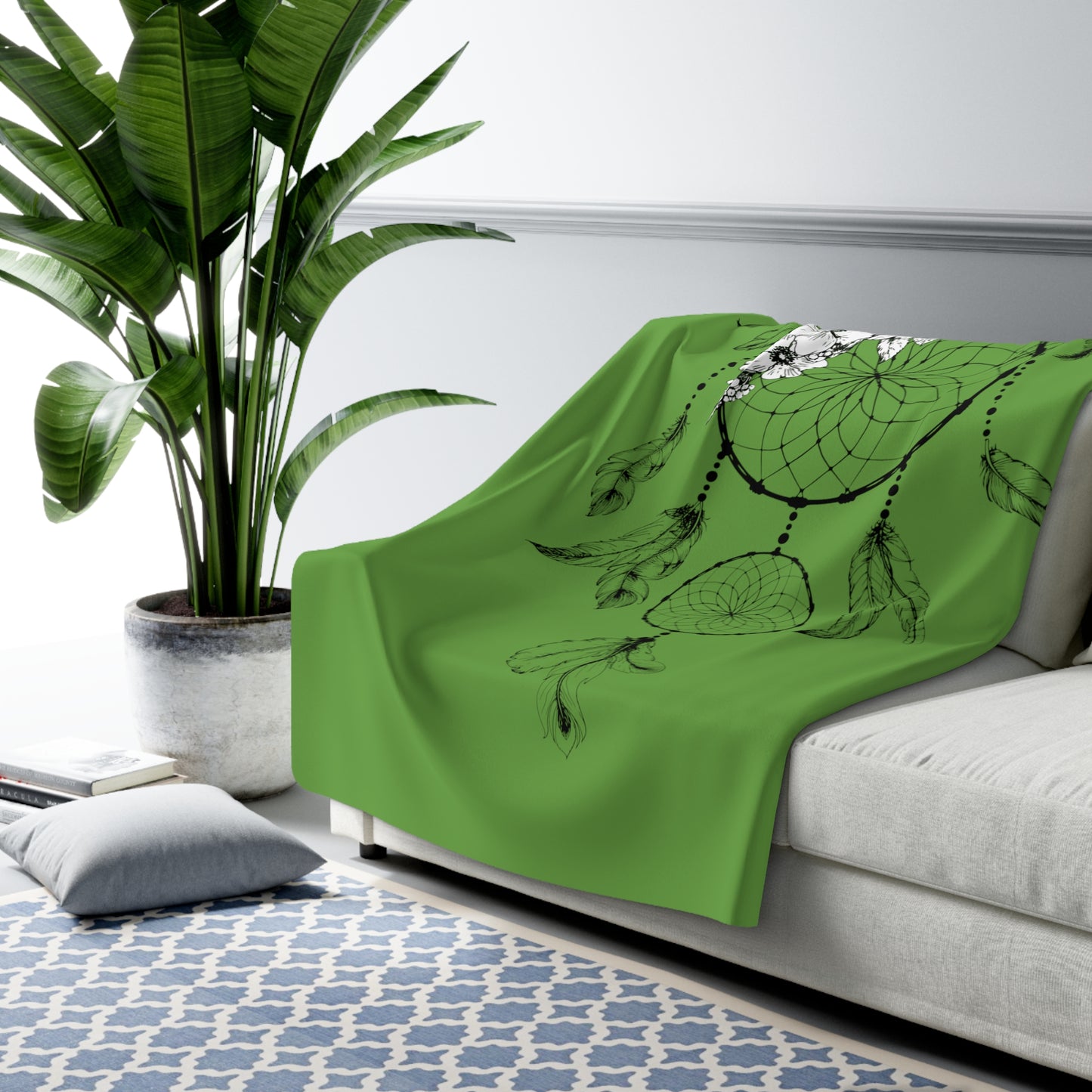 LUXURIOUS COZY BLANKET: THE EPITOME OF COMFORT AND WARMTH | Dreamcatcher2 Green