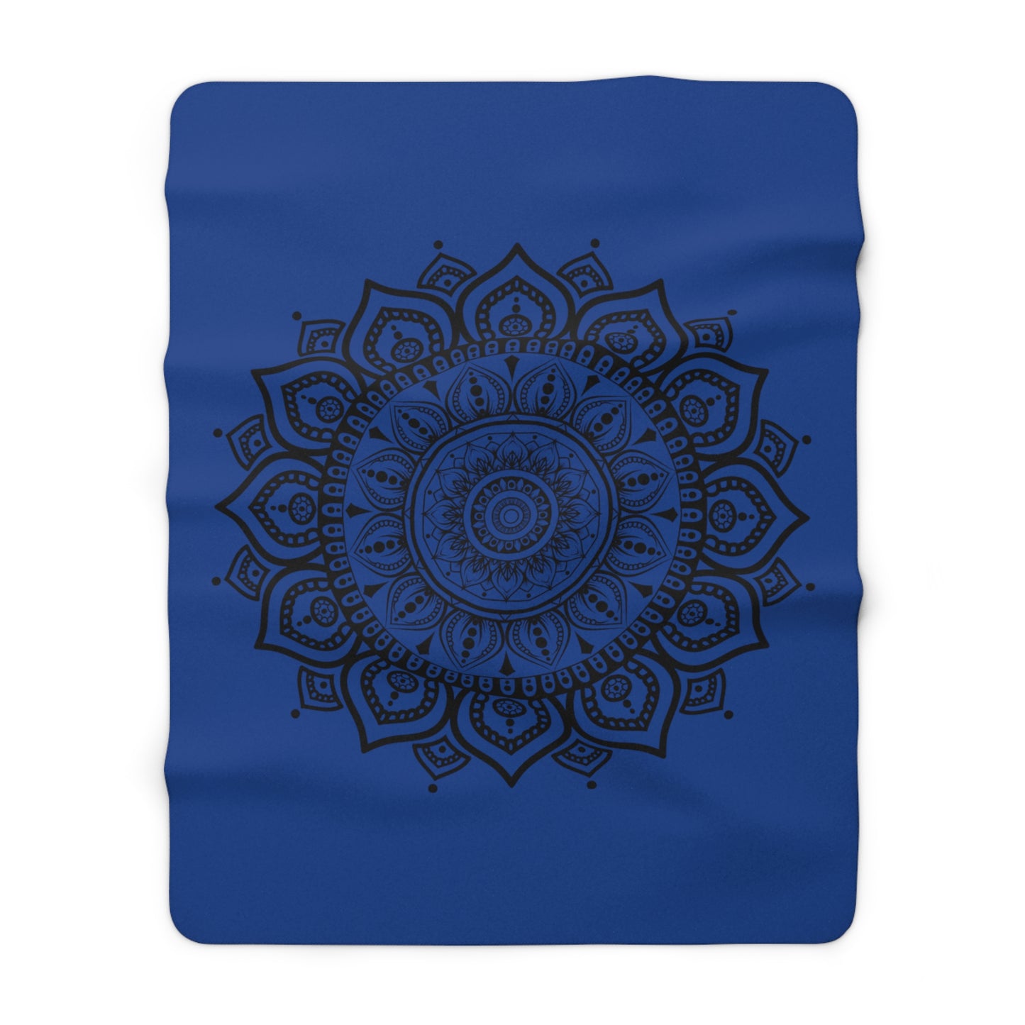 Mandala Dunkel Blau