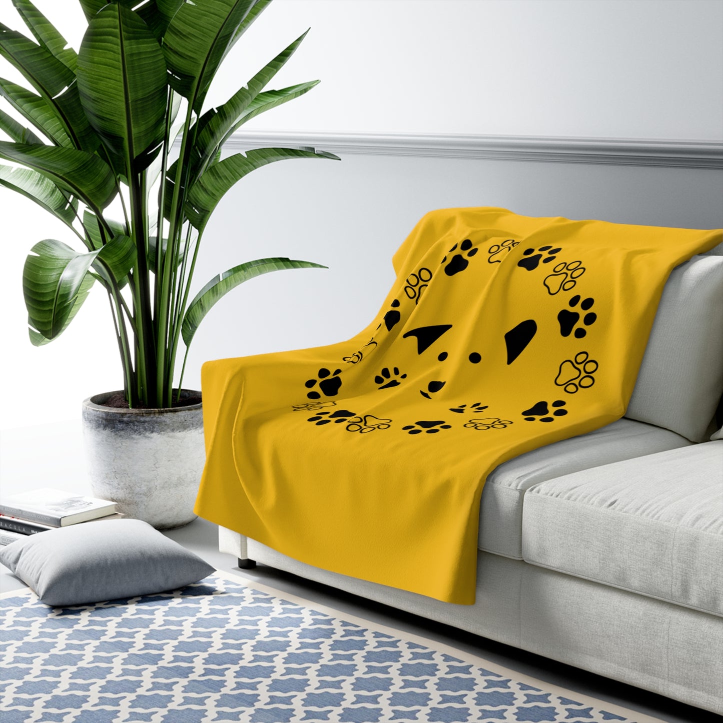 LUXURIOUS COZY BLANKET: THE EPITOME OF COMFORT AND WARMTH | Yellow dog 