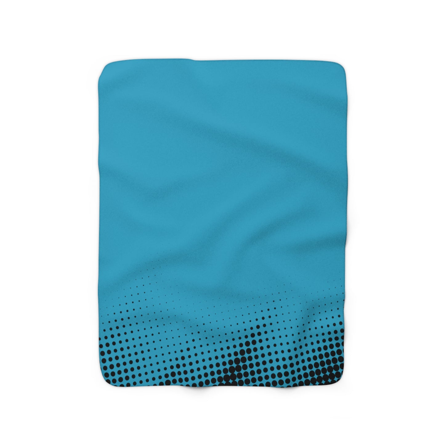 LUXURIOUS COZY BLANKET: THE EPITOME OF COMFORT AND WARMTH | Waves dots turquoise 