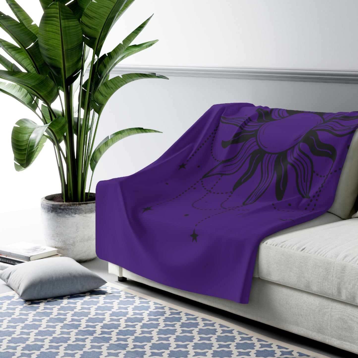 Kuscheldecke Traumfänger Violett