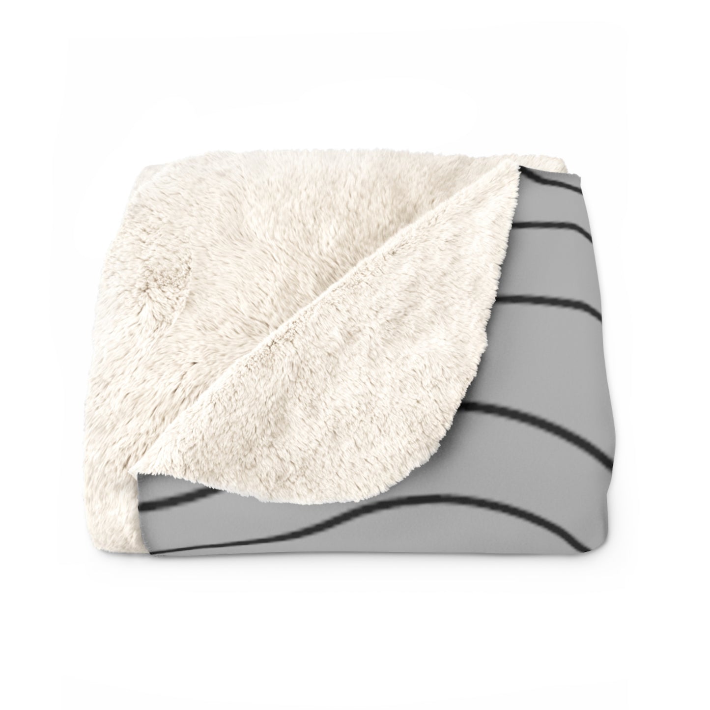 LUXURIOUS COZY BLANKET: THE EPITOME OF COMFORT AND WARMTH | Pattern high landscape grey 