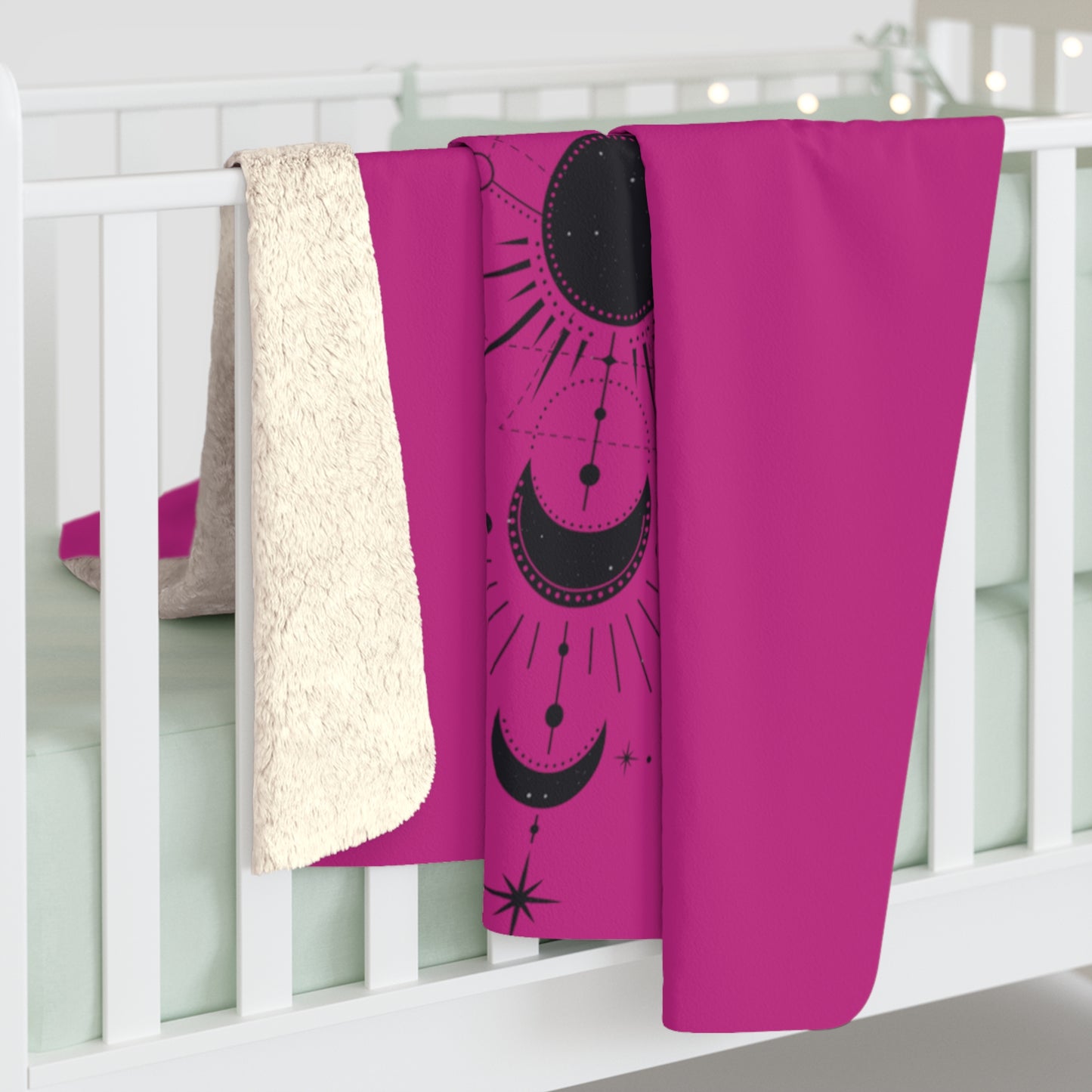 KUSCHELDECKE Mond Pink