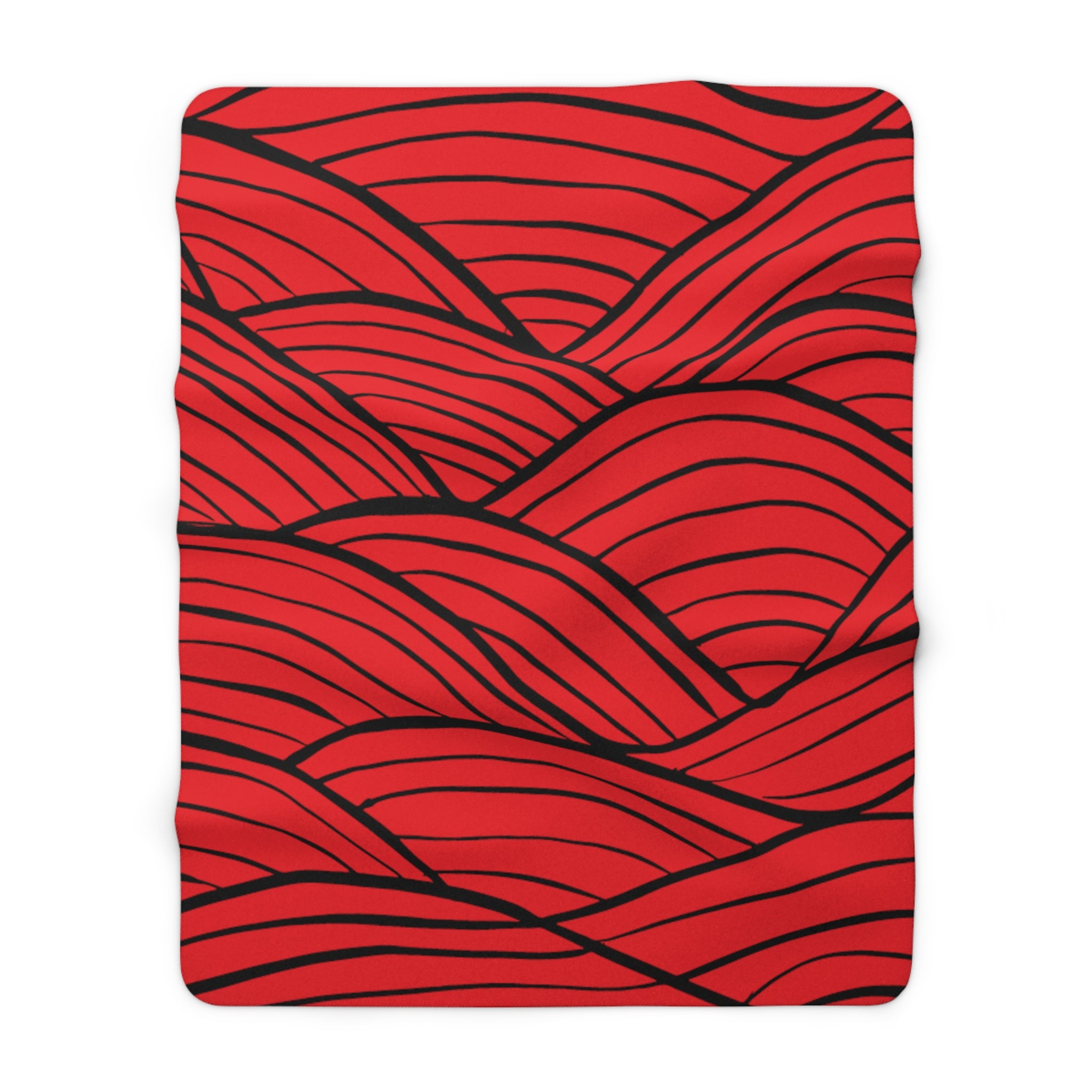 Pattern waves red