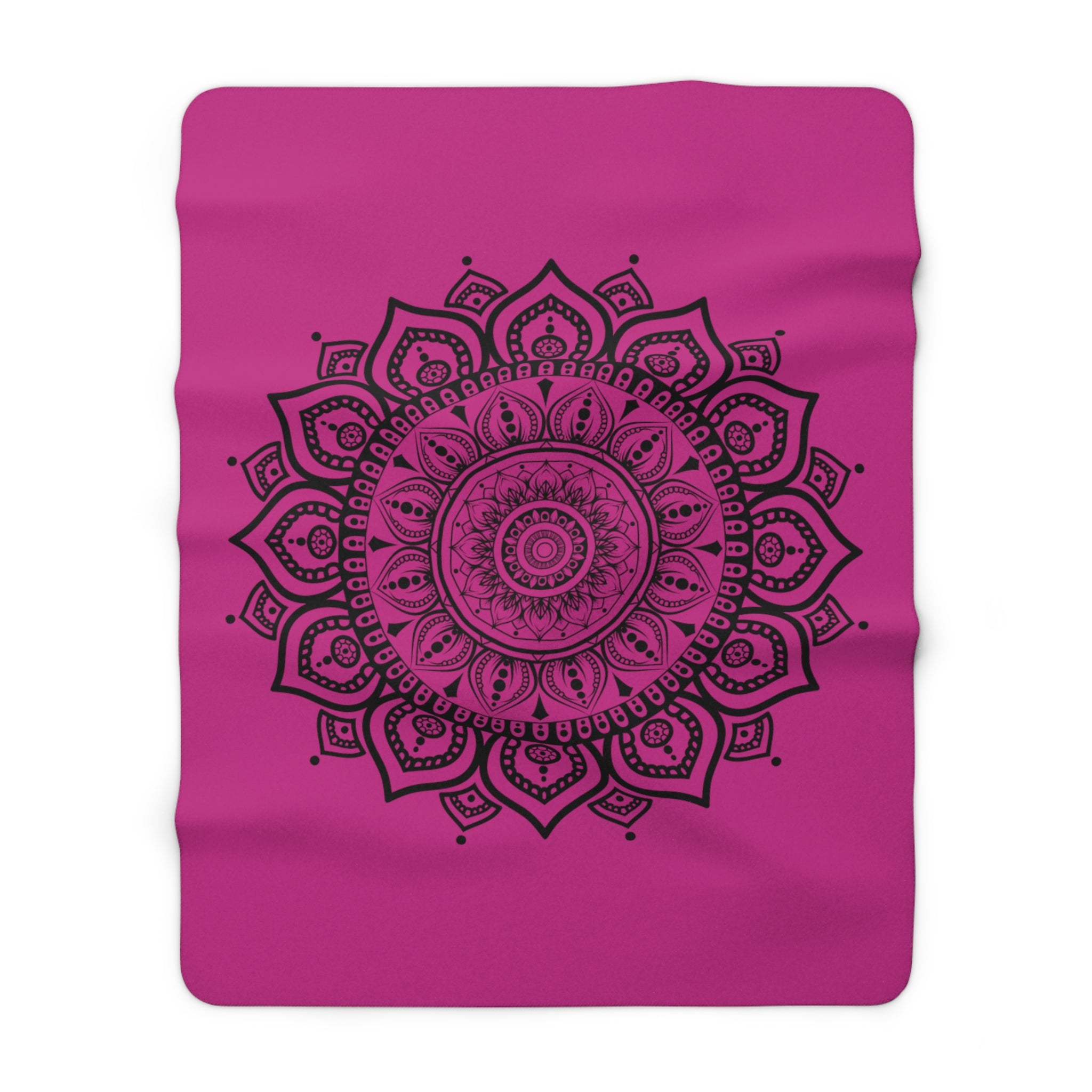 KUSCHELDECKE Mandala Pink