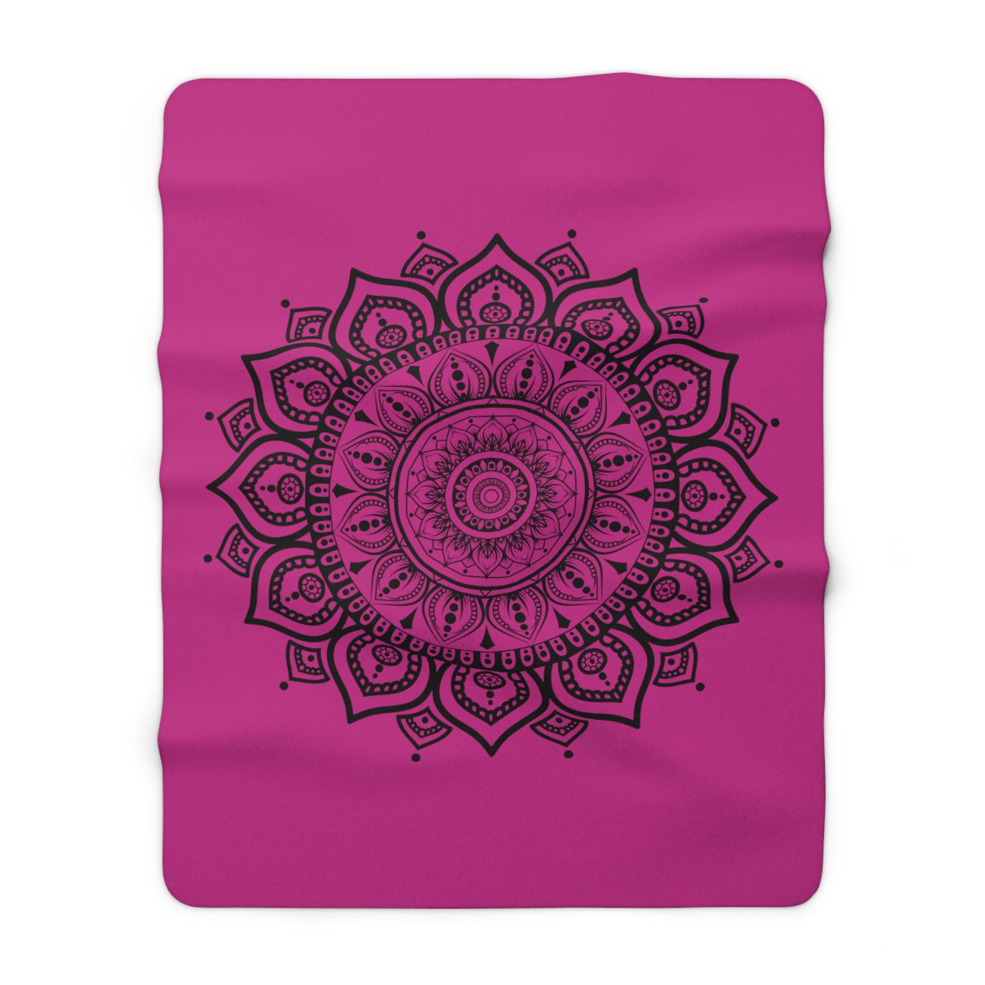 KUSCHELDECKE Mandala Pink